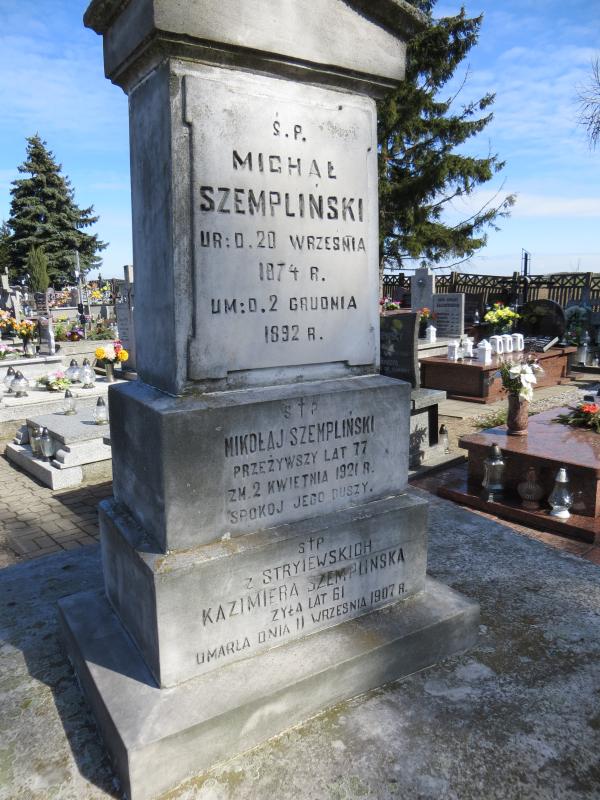 Mikołaj Szempliński Stara Biała - Grobonet - Wyszukiwarka osób pochowanych
