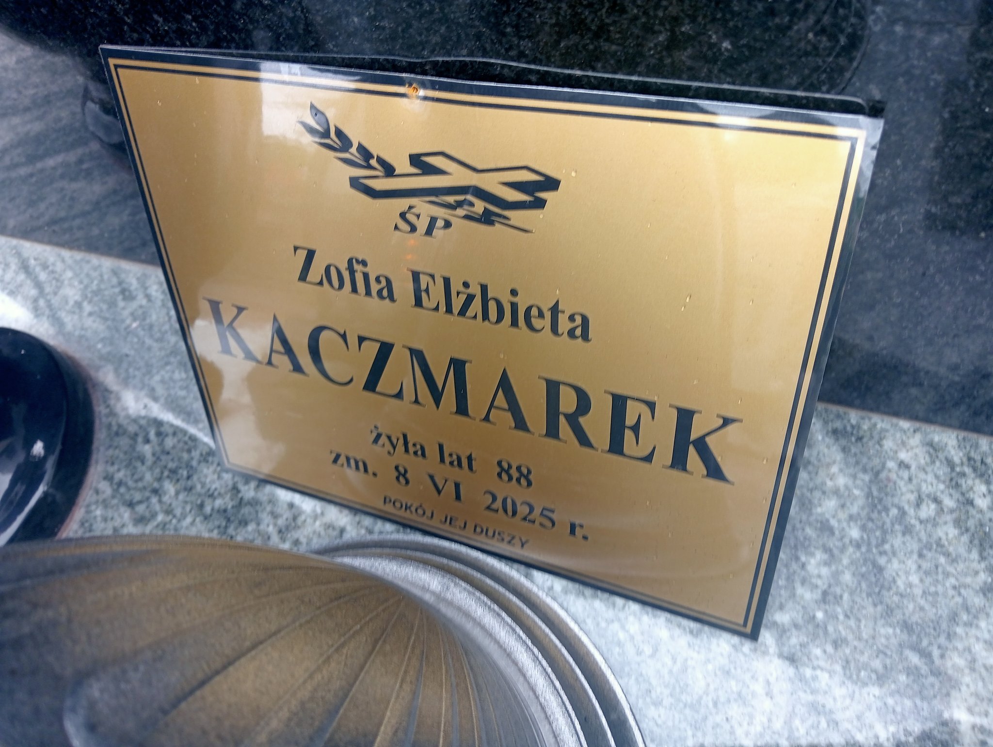 Grób Zofia Kaczmarek